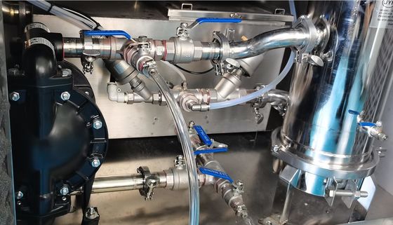 ISO Pnömatik Çelik Ağı Temizleme Makinesi, Anti-Kamaş Solder Paste Temizleme Makinesi