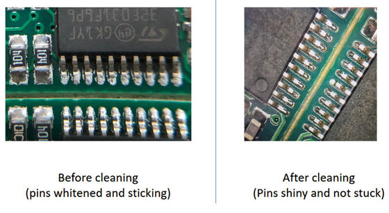 80L çoklu ekranlı PCB temizleme makinesi, dayanıklı devre kartı temizleme ekipmanları