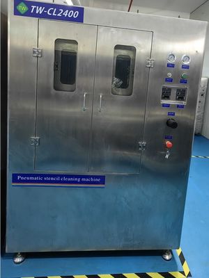 Ekran, şablon, kauçuk ekran, mikroporozlu ekran ve diğer şablon plakaları için çift oda temizleme ekipmanları